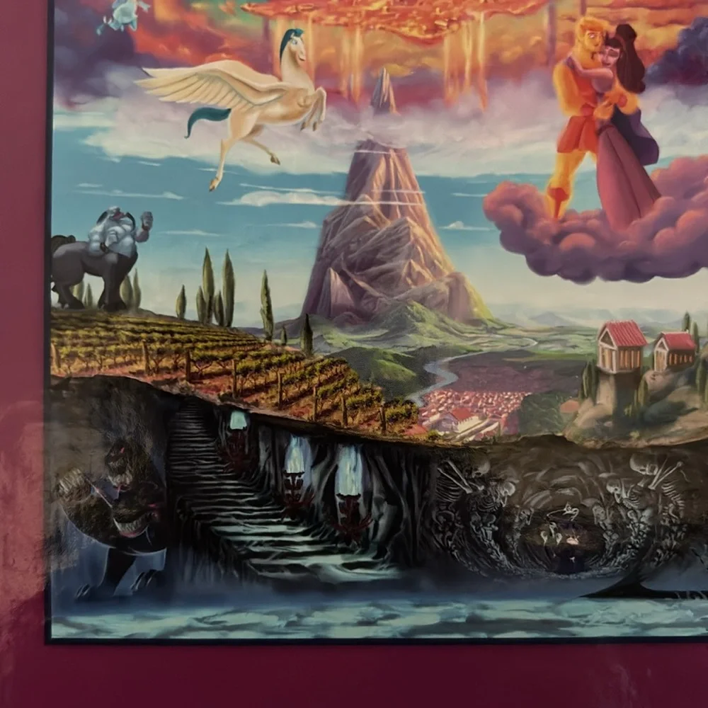 Disney Thomas Kinkade Hercules 1000 Piece Puzzle NIB